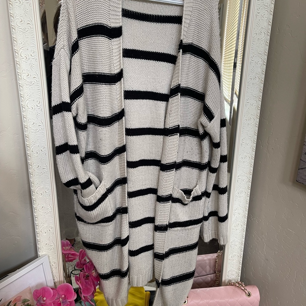 Striped Cardigan